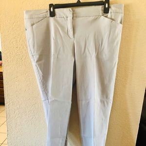 Light grey ankle pants for summer